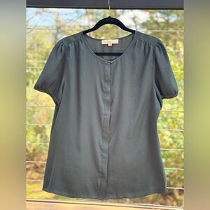 LOFT Black Blouse size Large